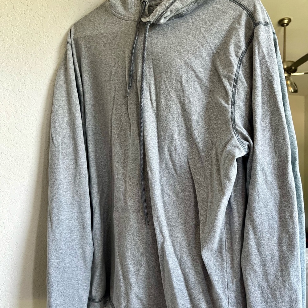 Ocean + Coast Men's Gray Hooded Pullover